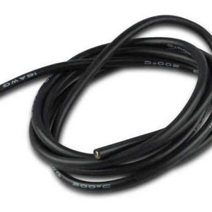 Silicone cable 1,5mm² x 1.000mm 16AWG (Black)
