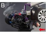 Killer Body Smoky Exhaust Pipe with LED Unit Set