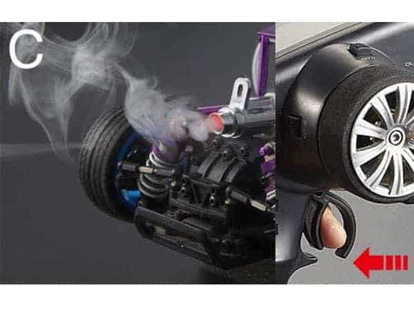 Killer Body Smoky Exhaust Pipe with LED Unit Set