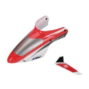 (EFLH3019) - Complete Red Canopy with/Vertical Fin