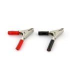 Alligator clips (hard, type 2) with 4mm banana socket