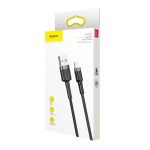 Baseus USB Cable to Micro USB 2.4A, 1M Gray Black - Image 2