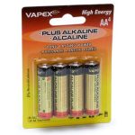 Vapex Plus Alkaline Batteries AA 4pc