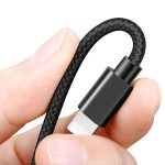 Baseus Cable USB for Lightning 2.4A 1M (Gray + Black) - Image 3