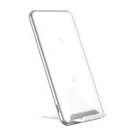 Baseus Three Coil Wireless Charging Pad Desktop Qi Charger (White)