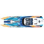 Traxxas DCB M41 Catamaran BL TQi TSM without Battery & Charger (Orange X) - Image 5