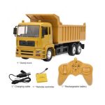HUINA RC Dump Truck 1/18 Scale 2.4GHz 6-Channel with Battery and Charger