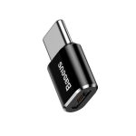 Baseus Micro USB to USB Type-C Adapter (Black) - Image 3