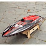 Joysway Alpha 1000mm Brushless V-Boat ARTR (Red) - Image 8