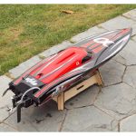 Joysway Alpha 1000mm Brushless V-Boat ARTR (Red) - Image 10
