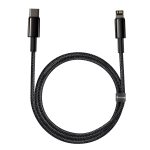 Baseus Tungsten Gold Cable Type-C to iP PD 20W 1m (Black) - Image 2