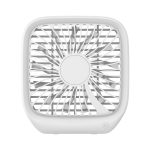 Baseus Foldable Vehicle-mounted Backseat Fan White - Image 3