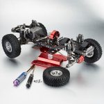 TFL Car Maintenance Stand 1/10 Rotating (Red) - Image 4