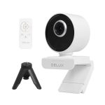 Delux DC07 Smart Webcam with Tracking and Built-in Microphone 2MP 1920x1080p (White) - Image 3