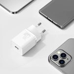 Baseus Super Si Quick Charger 1C 20W with USB-C Cable for Lightning 1m (White) - Image 9