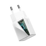 Baseus Super Si Quick Charger 1C 20W with USB-C Cable for Lightning 1m (White) - Image 10