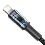 Baseus High Density Braided Cable USB-C to Lightning 20W 5A PD 1m (Black) - Image 4