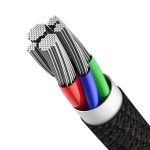 Baseus High Density Braided Cable USB-C to Lightning 20W 5A PD 1m (Black) - Image 6