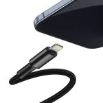 Baseus High Density Braided Cable USB-C to Lightning 20W 5A PD 1m (Black) - Image 2
