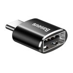 Baseus USB to USB Type-C 2.4A Adapter (Black) - Image 3