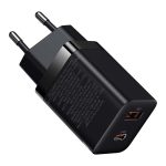 Baseus Super Si Pro Quick Charger USB + USB-C 30W (Βlack)