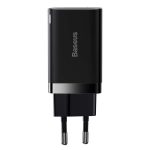 Baseus Super Si Pro Quick Charger USB + USB-C 30W (Βlack) - Image 5