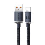Baseus Crystal Shine Cable USB to USB-C 100W 2m (Black)