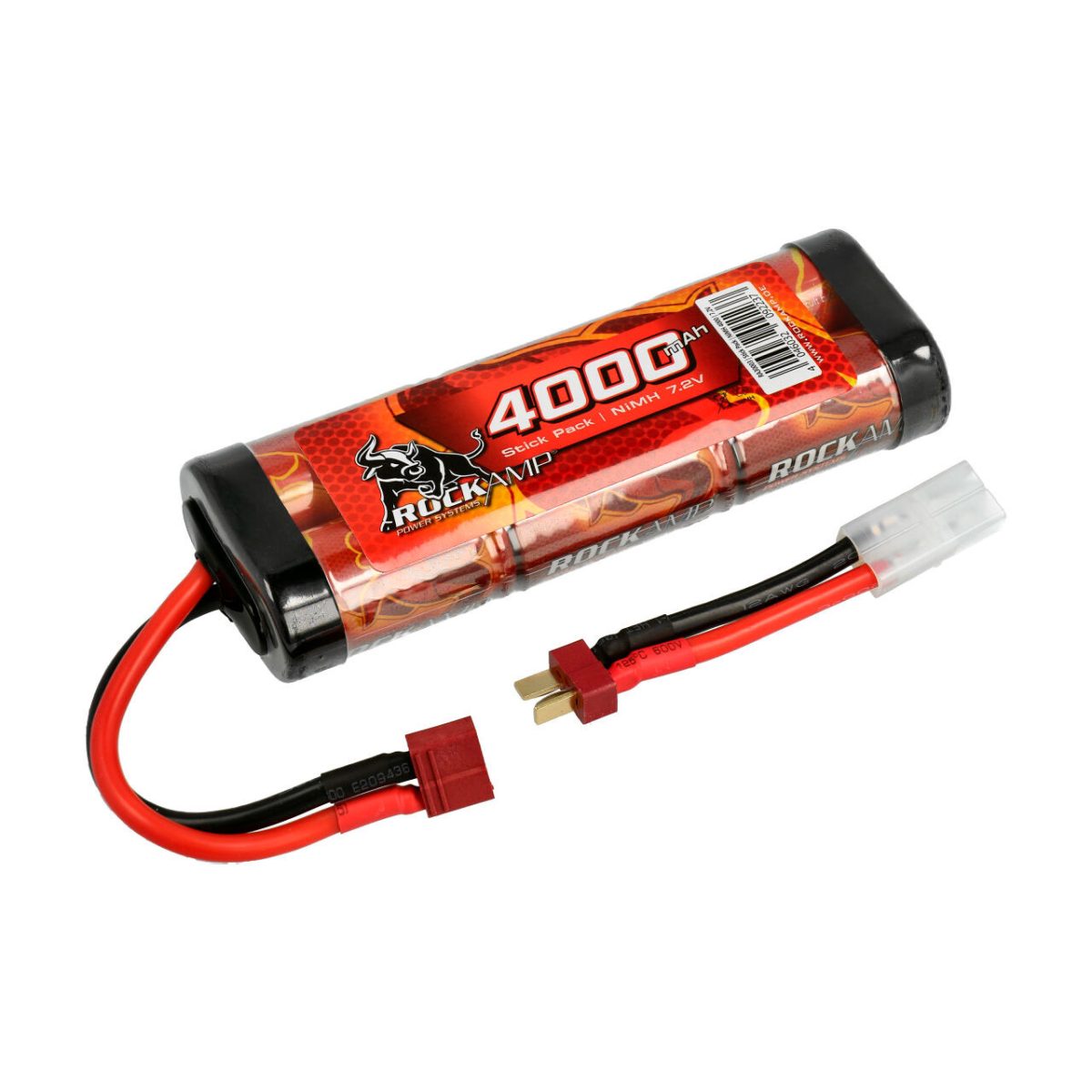 Rockamp NiMH Akku 4000mAh 7,2V Stick Pack T-Plug & Tamiya - Image 1