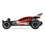 Traxxas Bandit 2WD 1/10 RTR TQ Red/Black LED - With Battery/Charger - Image 3