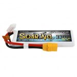 Gens ace G-Tech Soaring 3300mAh 7.4V 30C 2S1P Lipo Battery Pack with XT90 plug