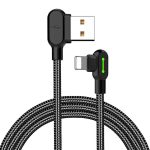 Mcdodo Angled USB to Lightning Cable 1.8m (Black) (CA-4673)