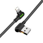 Mcdodo Angled USB to Lightning Cable 1.8m (Black) (CA-4673) - Image 3