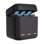 Telesin 3-slot Charger Box + 3 Batteries for GoPro Hero 9 / 10 / 11 / 12 - Image 6