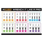 M-Drive Allen Wrench Straight Hex Tool Set - 1.5, 2, 2.5 & 3mm - Image 3