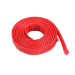 Revtec - Wire Protection Sleeve - Braided - 8mm - Red - 1m