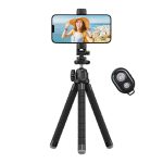 APEXEL Octopus Flexible Tripod with GoPro Adapter APL-JJ025 (Black) - Image 3