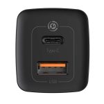 Baseus GaN2 Lite USB+USB-C 65W EU (Black) - Image 3