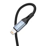 VFAN L05 Lightning to Mini Jack 3.5mm AUX Cable 1M (Gray) - Image 2
