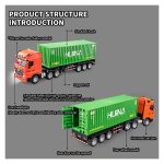 Huina 9CH RC 2.4Ghz Container Truck 1:18 RTR - Image 2