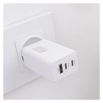 Maxlife PD QC Charger 2x USB-C 1x USB-A 65W MXTC-08-65ACC White - Image 2