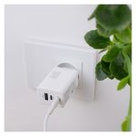 Maxlife PD QC Charger 2x USB-C 1x USB-A 65W MXTC-08-65ACC White - Image 3