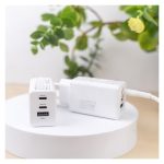 Maxlife PD QC Charger 2x USB-C 1x USB-A 65W MXTC-08-65ACC White - Image 4
