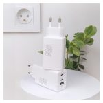 Maxlife PD QC Charger 2x USB-C 1x USB-A 65W MXTC-08-65ACC White - Image 6