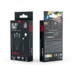 Maxlife ALLin1 Cable USB + USB-C - Lightning + 2x USB-C 1m 66W Black - Image 7