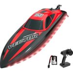 Volantex RC Vector 30 Brushed RTR Racing Boat (Black)