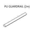 Turbo Racing 1:76 Plastic PU Guardrail for RC Track (2m)