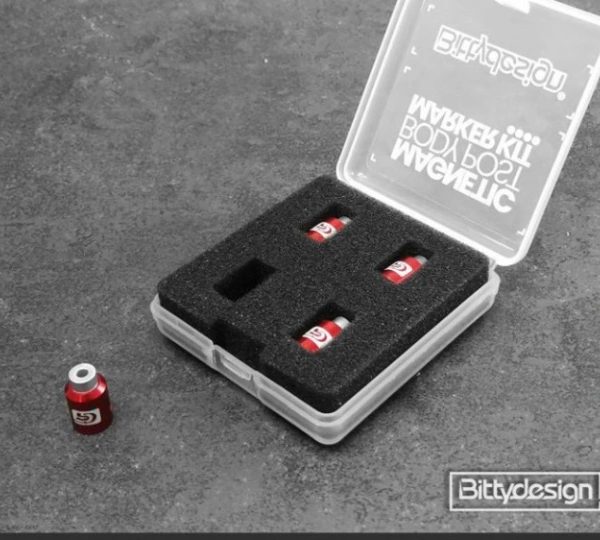 Bittydesign Body Post Magnetic Marker kit - Big scale- Red