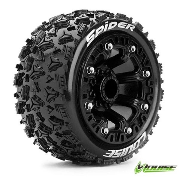 Louise Tire & Wheel ST-SPIDER 2.2" Black Soft (2)