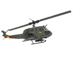 RC ERA C032 UH-1 HUEY One-Click Inverted Flight Helicopter (Military Green) - Image 2