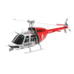 RC ERA C138 Bell 206 Flybarless RC Helicopter 6CH RTF 1:33 (Red)
